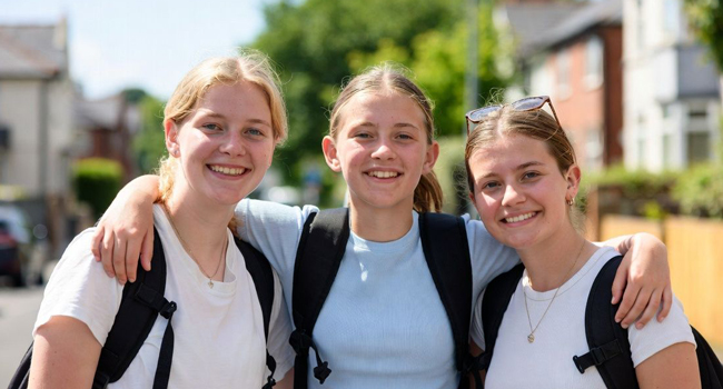 Freundinnen während einer LISA! Englisch-Sprachreise für Schüler in Ennis, Irland