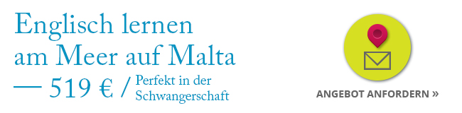 Englisch lernen für Erwachsene und Schwangere auf Malta 1 Woche 519 €