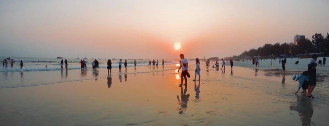 LISA-Sprachreisen-Erwachsene-Chinesisch-China-Beihai-Silver-Beach-Meer-Sonnenuntergang LISA-Sprachreisen-Erwachsene-Chinesisch-China-Beihai-Silver-Beach-Meer-Sonnenuntergang