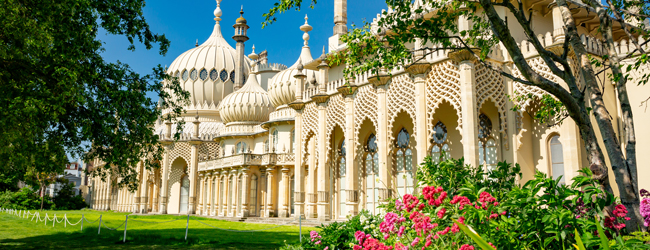 LISA-Sprachreisen-Familien-Englisch-England-Brighton-Old-Steine-Royal-Pavillion-Blumen