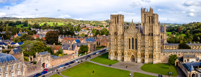 LISA-Sprachreisen-Schueler-Englisch-England-Wells-Cathedral-Stadt-Sommerset-Bath