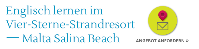 Sprachreisen Englisch Malta für Schüler im Vier Sterne Beachclub